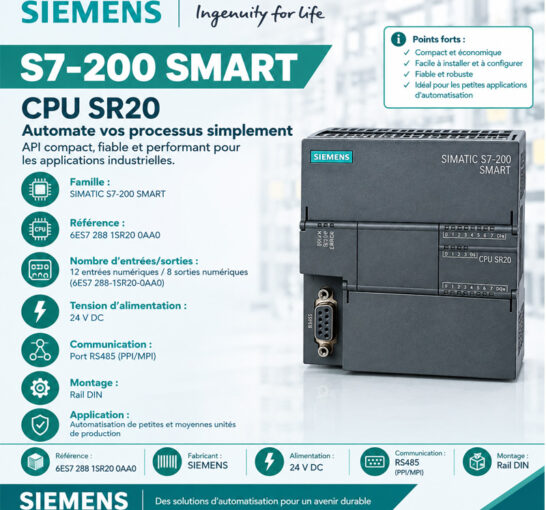 Relais Siemens SIMATIC S7-200 SMART CPU SR20