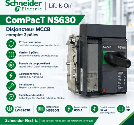 Disjoncteur MCCB, ComPacT NS630 complet 3p