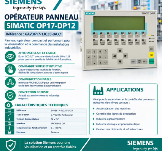 SIMATIC 6AV3617-1JC30-0AX1 OP17-DP12