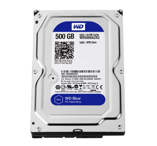 Disque dur de bureau WD 500 Go – Bleu