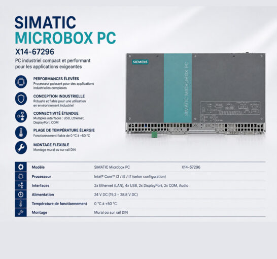 Industriel PC SIMATIC Microbox PC X14-67296