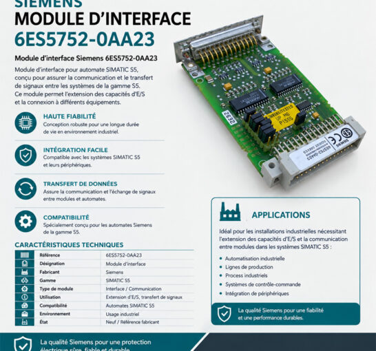 Module d&rsquo;interface Siemens 6ES5752-0AA23
