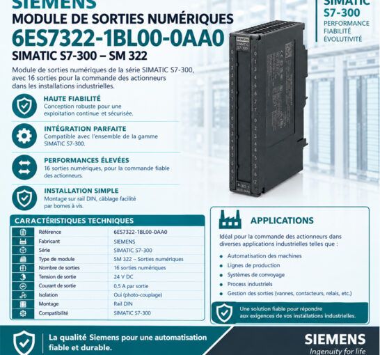 Module d’automatisation 6ES7322-1BL00-0AA0