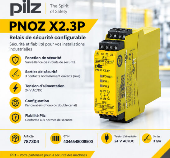 Pilz PNOZ X2.3P C 24VACDC 3n/o 787304