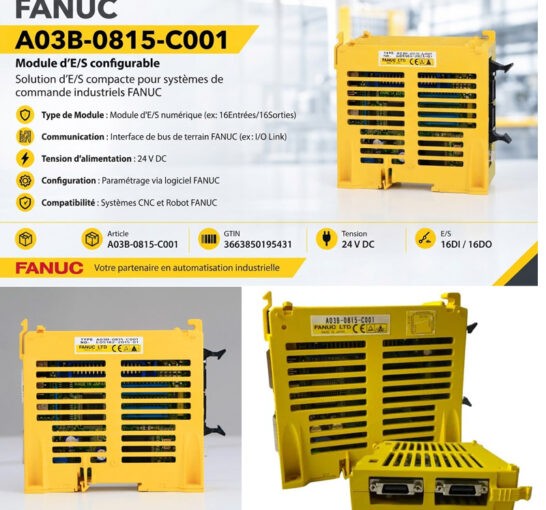 A03B-0815-C001 1 module d’E/S FANUC