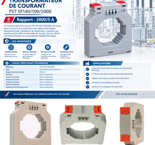 Transformateur de courant PST SF140/100/2000
